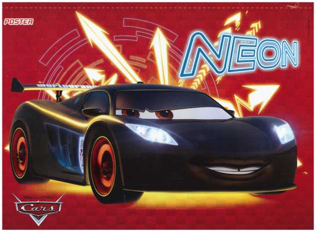 Poster Lewis Cars Neon