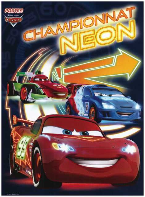 Championnat voiture cars neons